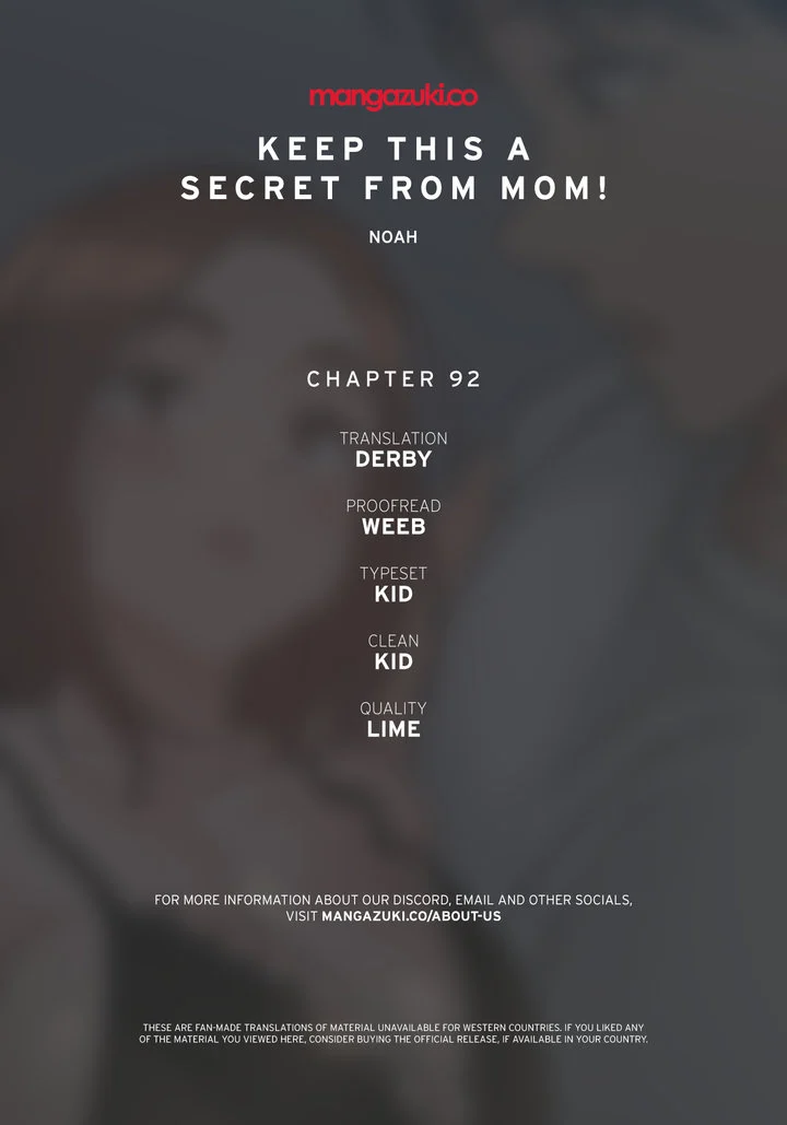 Keep it a secret from your mother! chapter 92 page 1