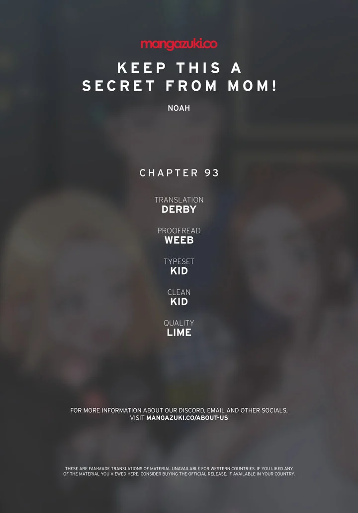 Keep it a secret from your mother! chapter 93 page 1