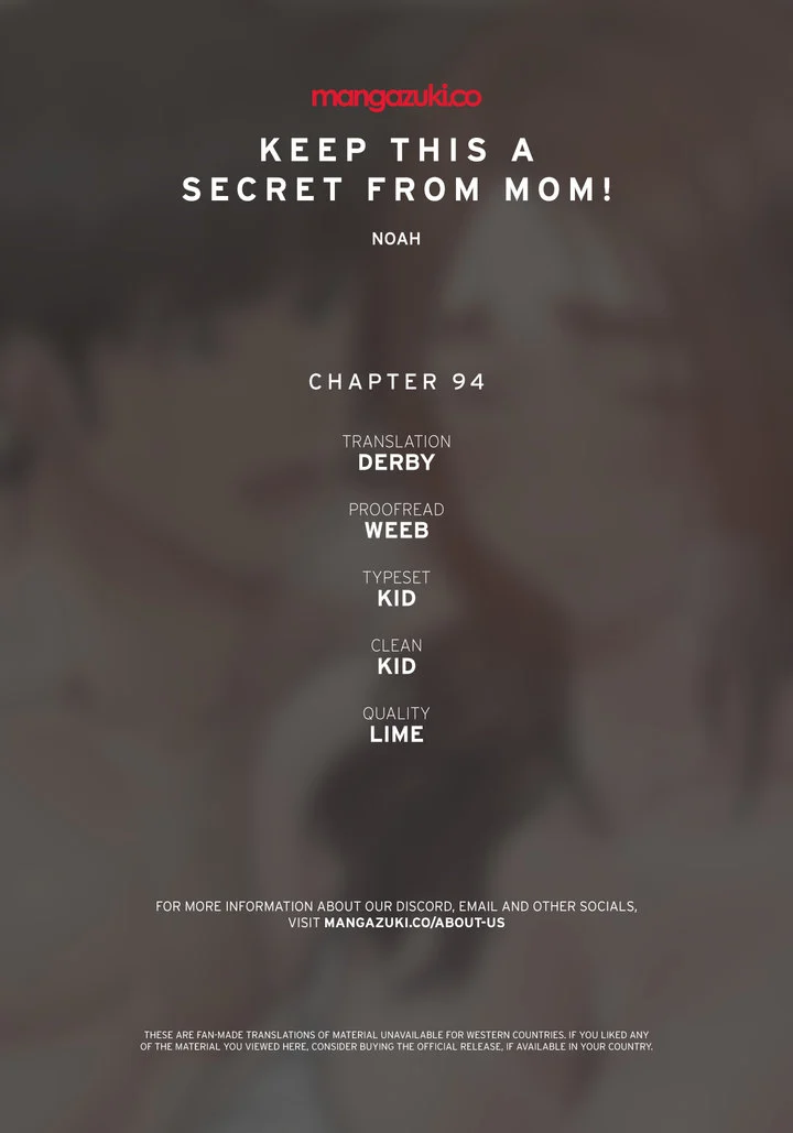 Keep it a secret from your mother! chapter 94 page 1