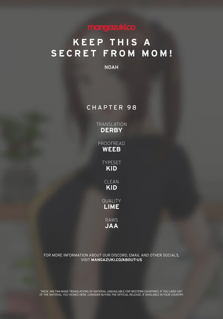 Keep it a secret from your mother! chapter 98 page 1