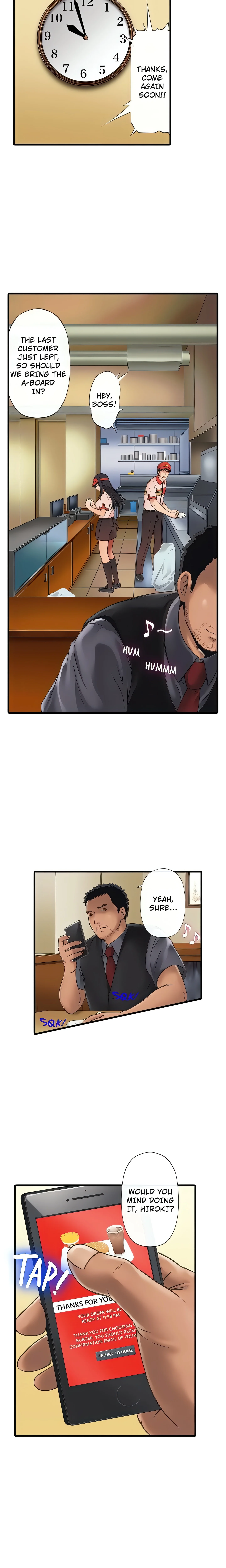 Late Night Shifts with My Boyfriend and My Boss (Official) chapter 2 page 5