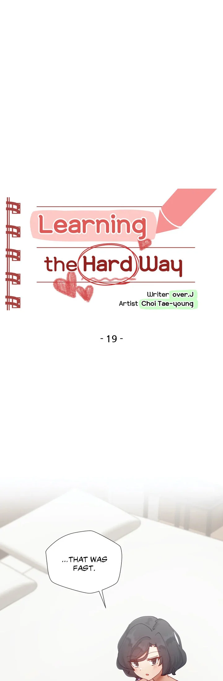 Learning The Hard Way chapter 19 page 1
