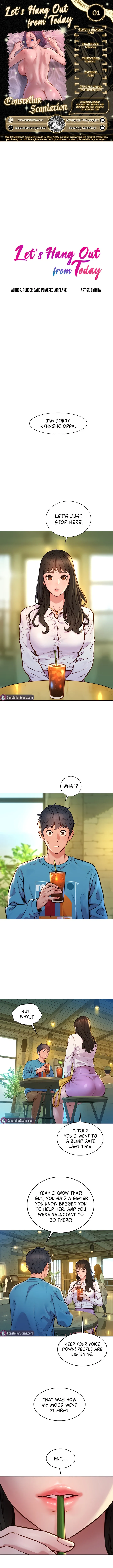 Let’s Hang Out from Today chapter 1 page 1