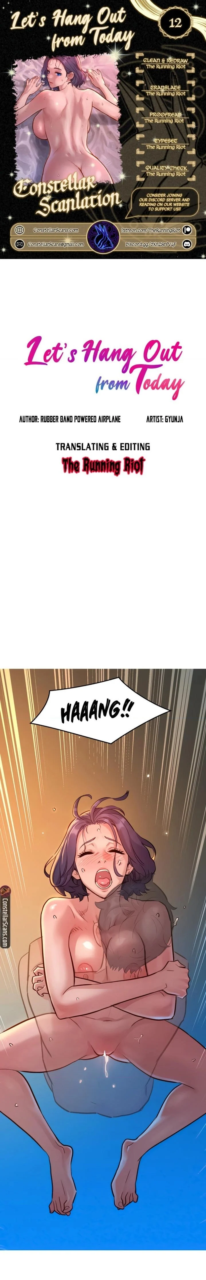 Let’s Hang Out from Today chapter 12 page 1