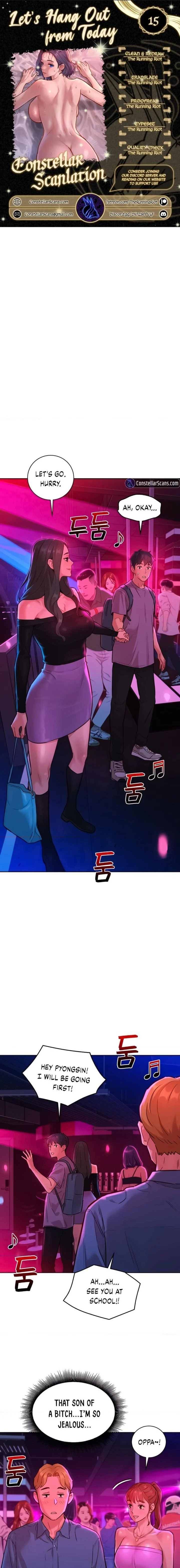 Let’s Hang Out from Today chapter 15 page 1