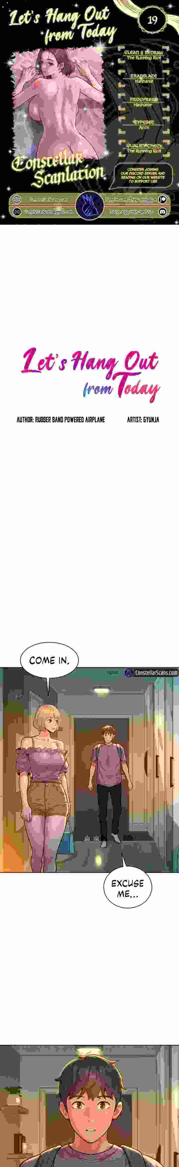 Let’s Hang Out from Today chapter 19 page 1