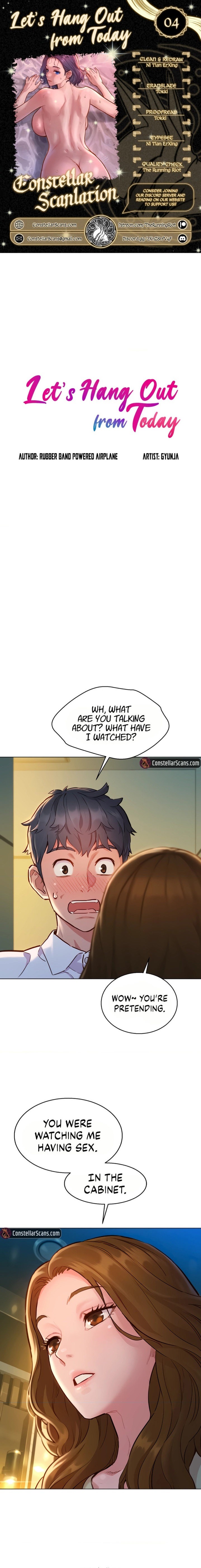 Let’s Hang Out from Today chapter 4 page 1