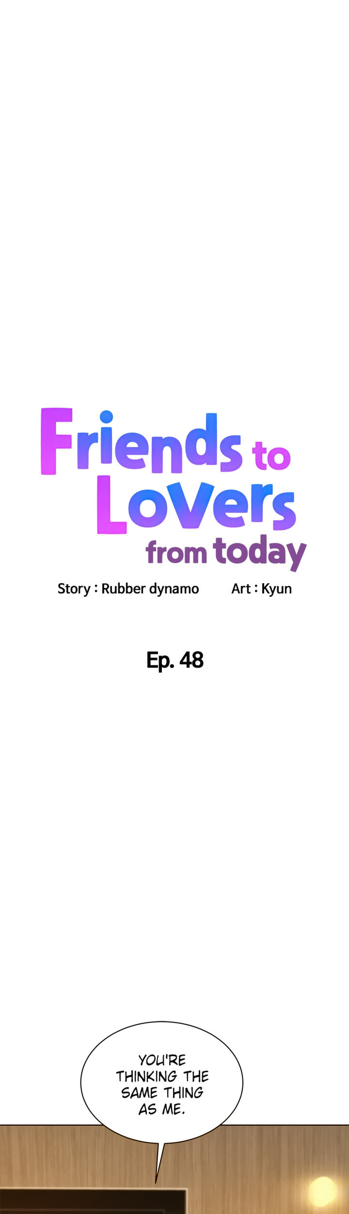 Let’s Hang Out from Today chapter 48 page 1