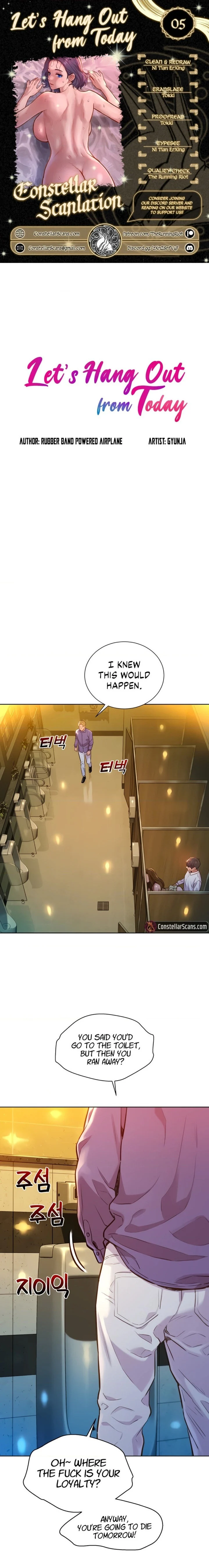 Let’s Hang Out from Today chapter 5 page 1