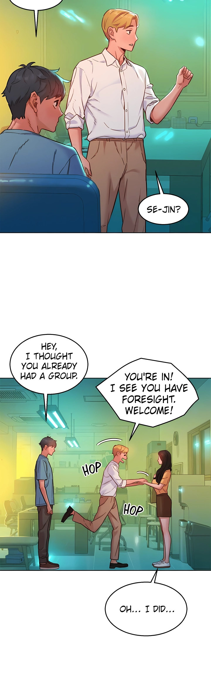 Let’s Hang Out from Today chapter 74 page 37