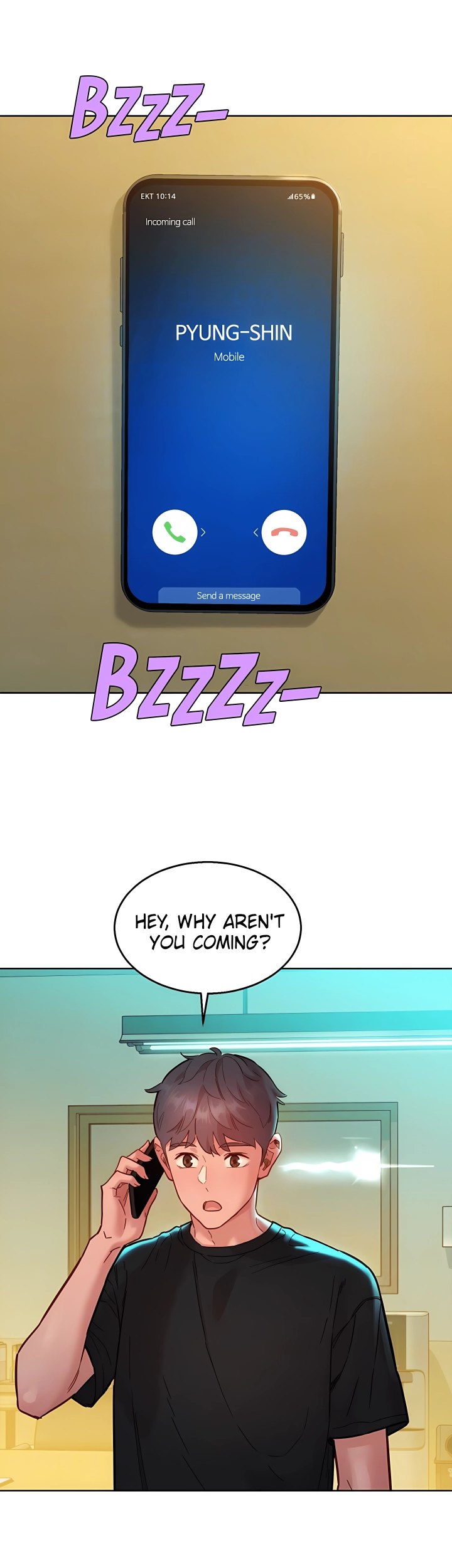 Let’s Hang Out from Today chapter 76 page 16