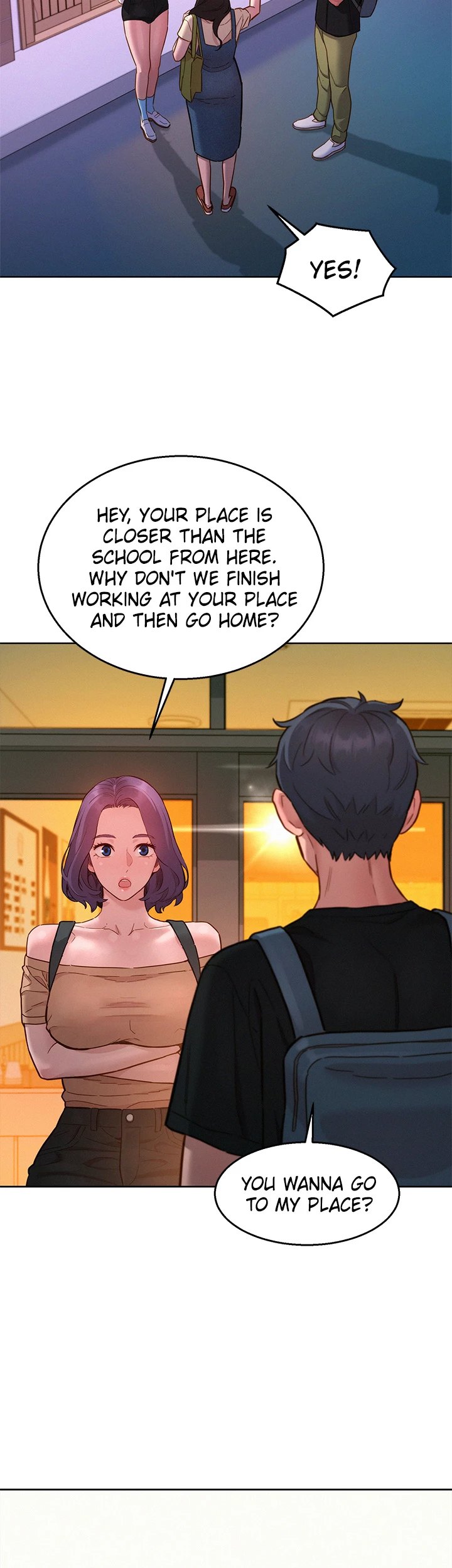 Let’s Hang Out from Today chapter 76 page 28