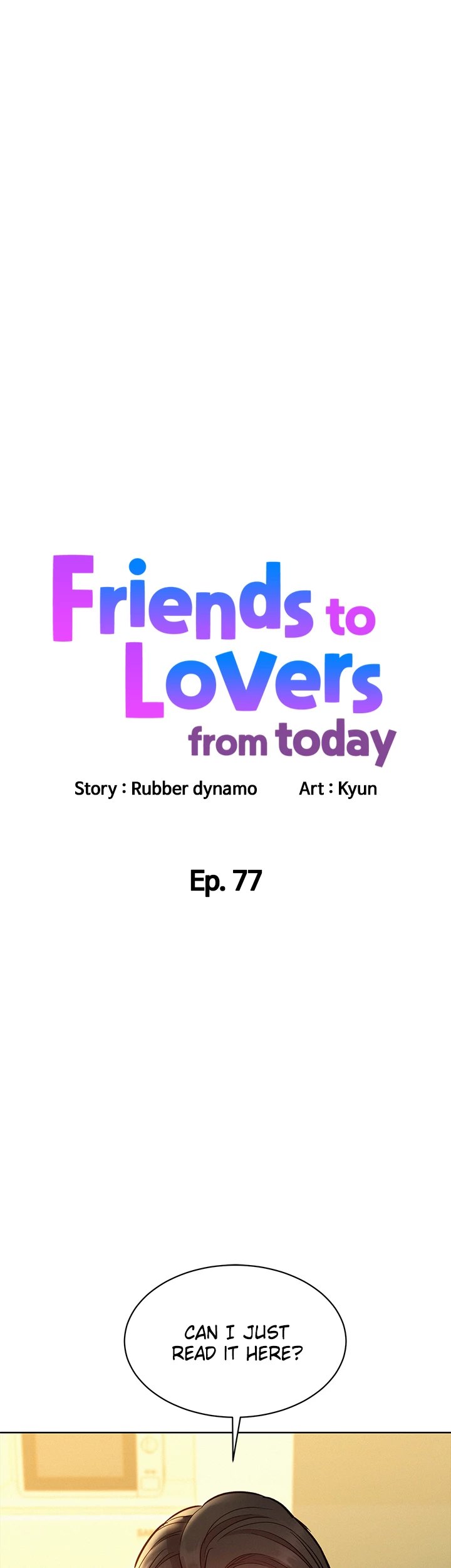 Let’s Hang Out from Today chapter 77 page 3