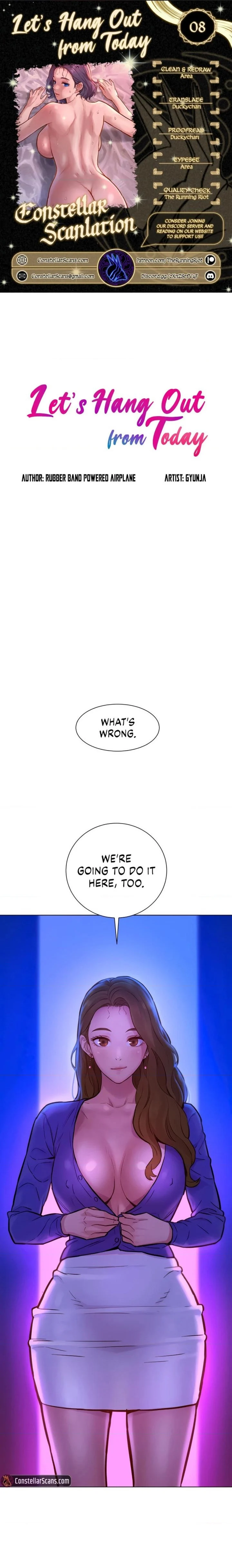 Let’s Hang Out from Today chapter 8 page 1