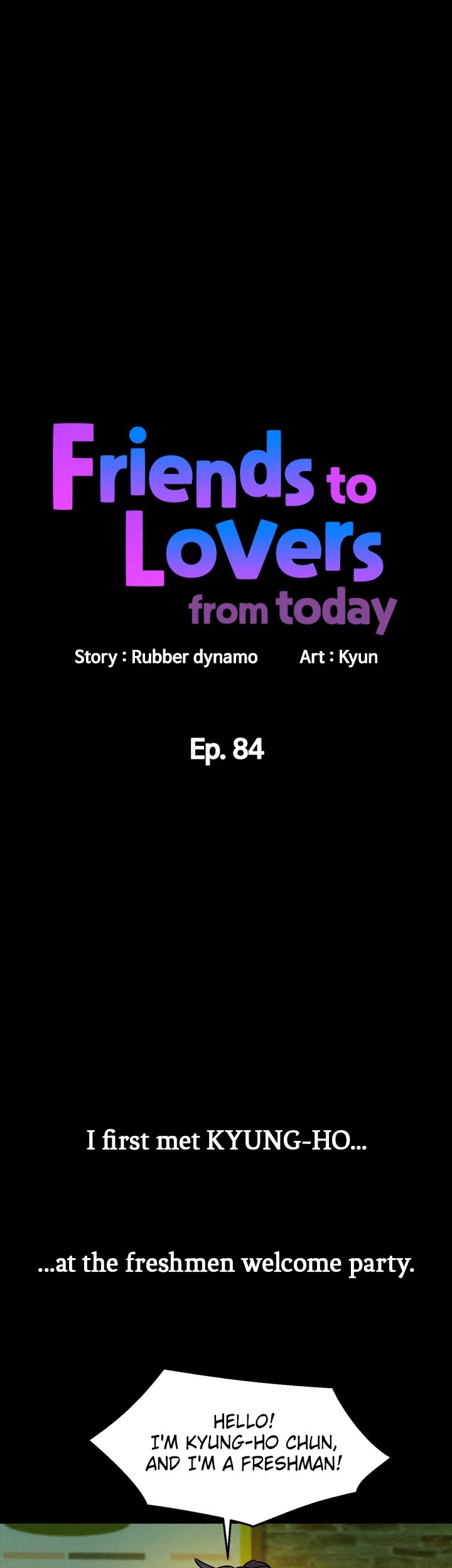 Let’s Hang Out from Today chapter 84 page 1