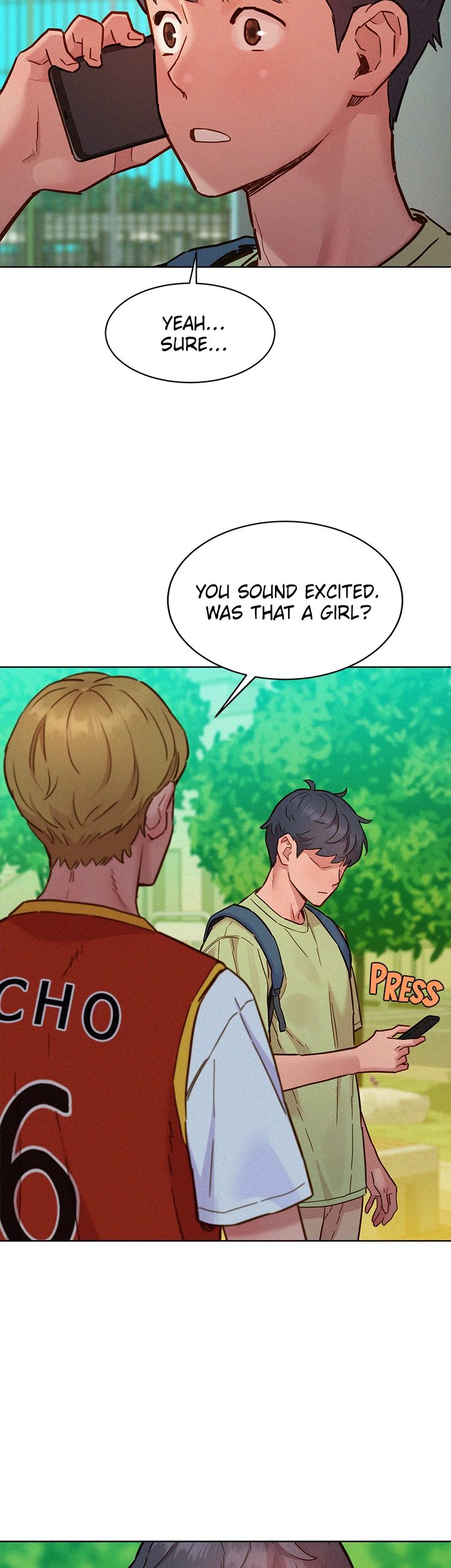 Let’s Hang Out from Today chapter 87 page 28