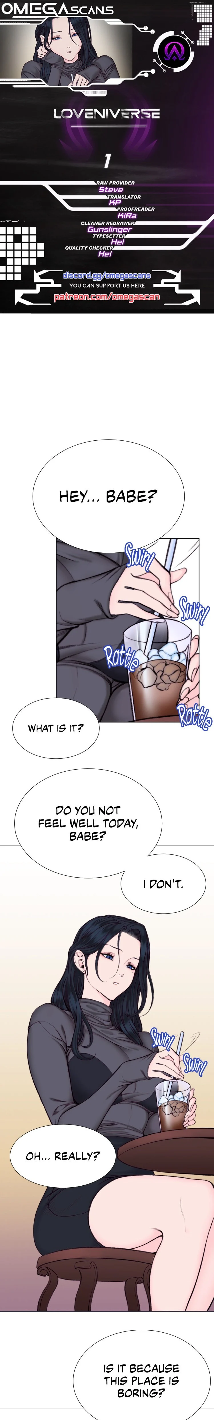Loveniverse chapter 1 page 1