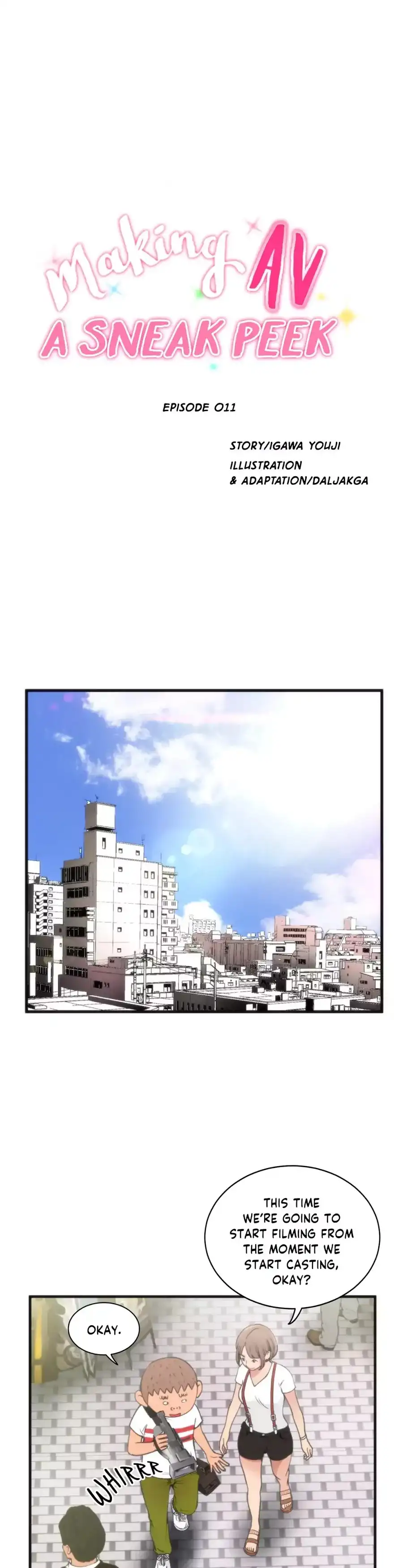 Making AV: A Sneak Peek chapter 11 page 1