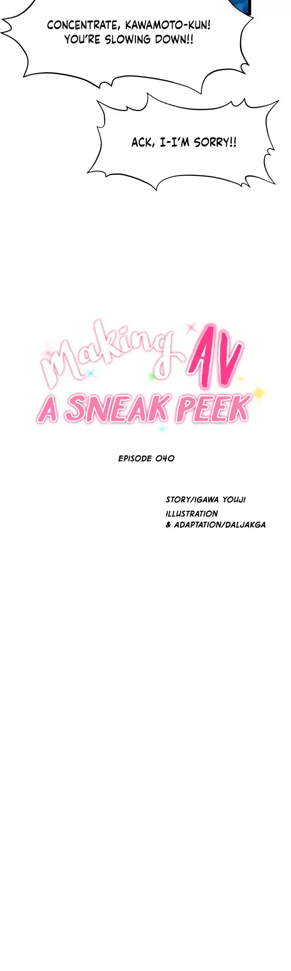 Making AV: A Sneak Peek chapter 40 page 22