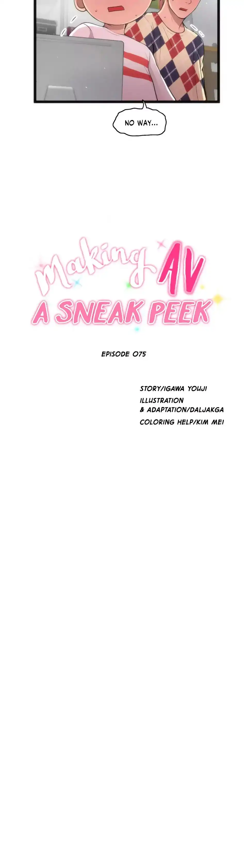 Making AV: A Sneak Peek chapter 75 page 15