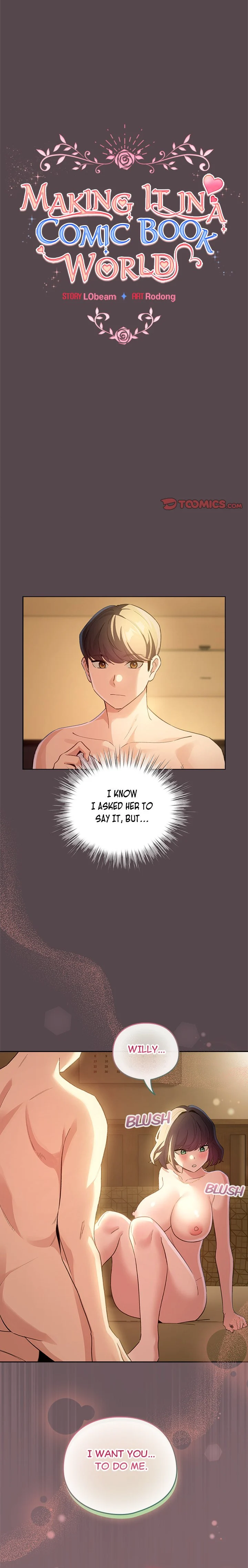 Making It in a Comic Book World chapter 12 page 1