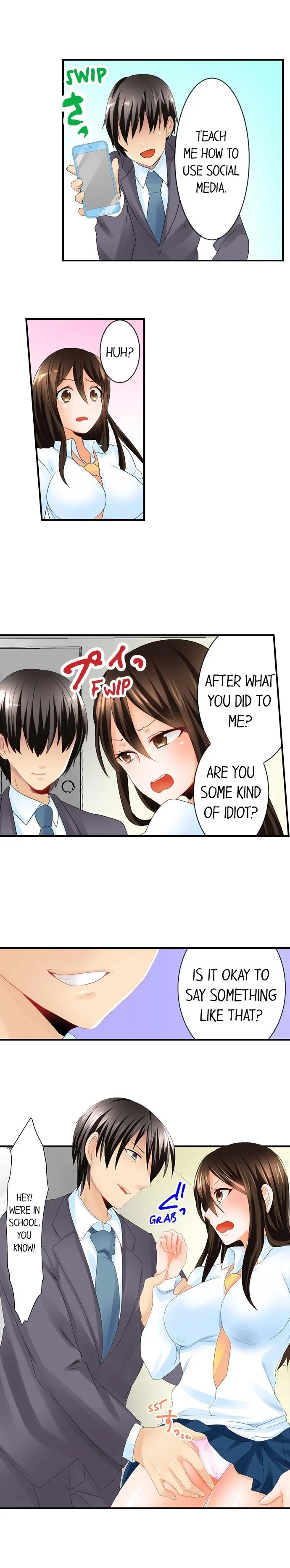 Making My Blackmailer Cum chapter 7 page 7