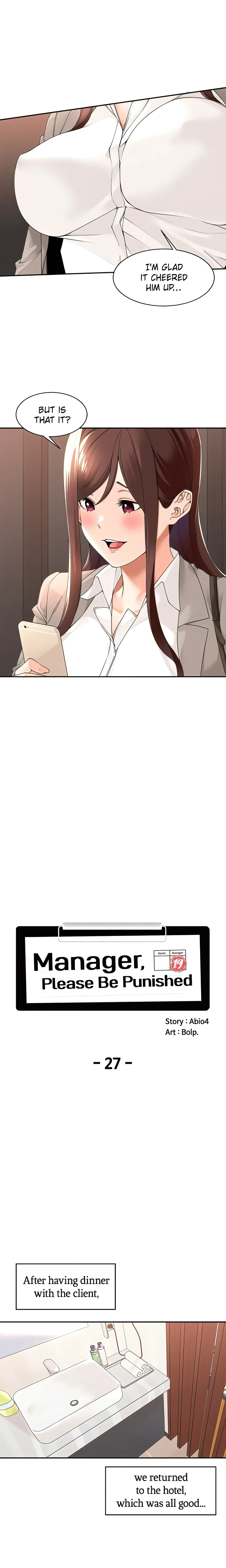 Manager, Please Be Punished (Official) chapter 27 page 3