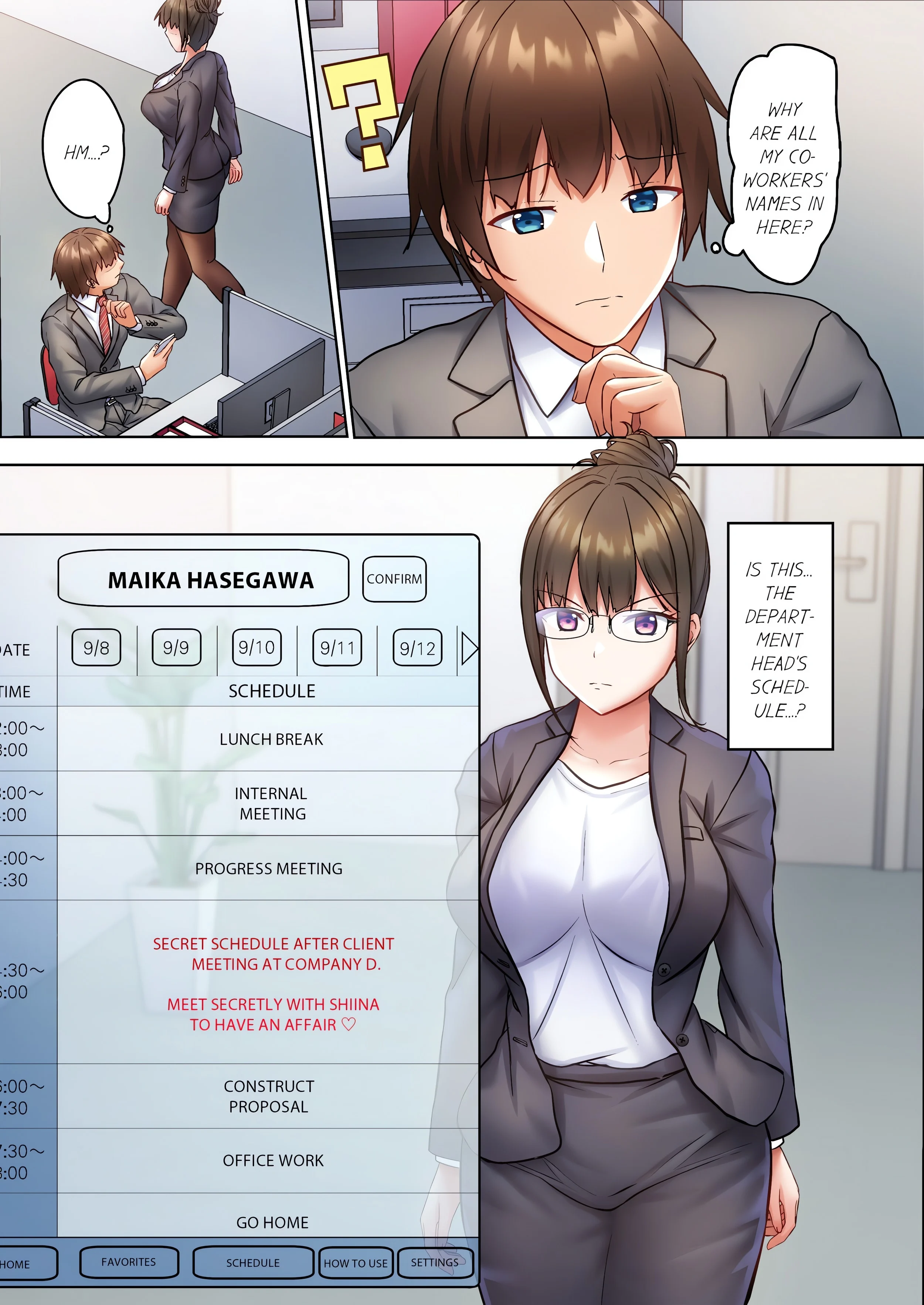 Manipulation Calendar – Controlling the Female Staff’s Schedules as I Please chapter 1 page 7