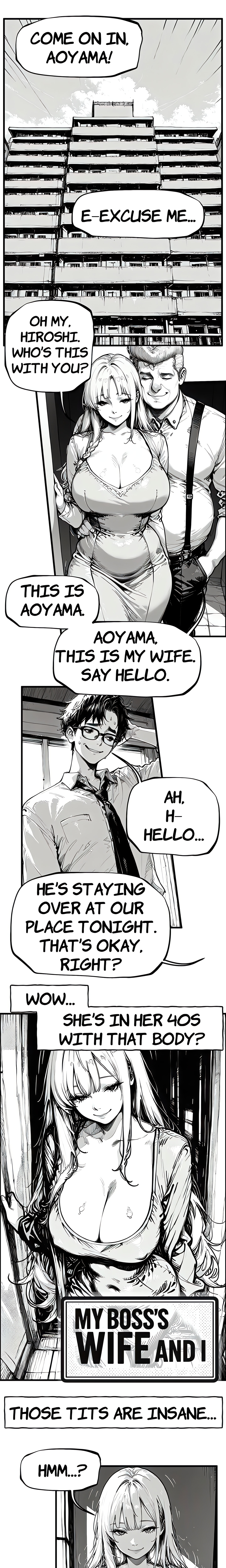Me and My Boss’s Wife chapter 1 page 1