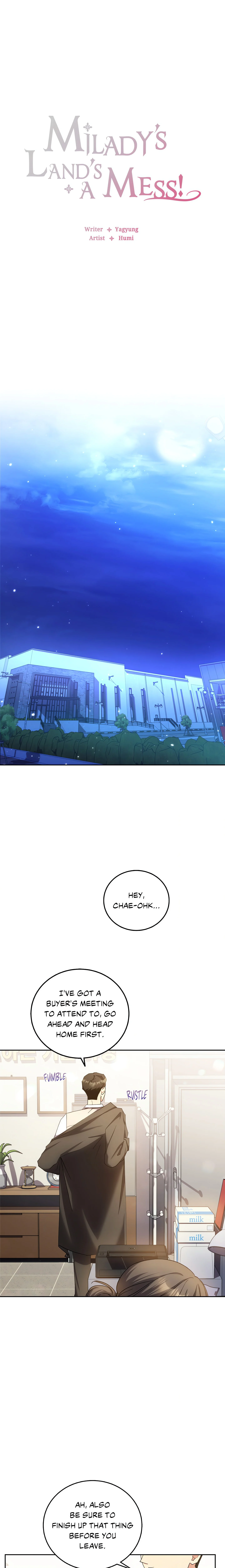Milady's Land's a Mess! chapter 1 page 1