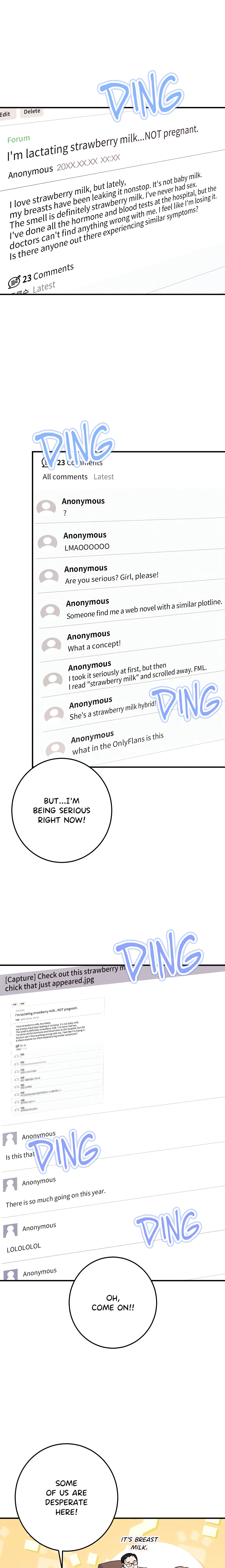 Milk My Strawberries (Uncensored) chapter 2 page 1