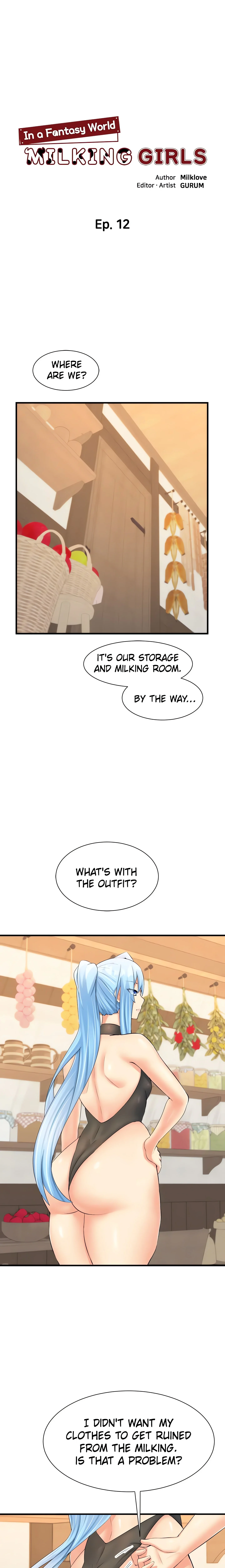 Milking Girls in a Fantasy World (Official) chapter 12 page 1