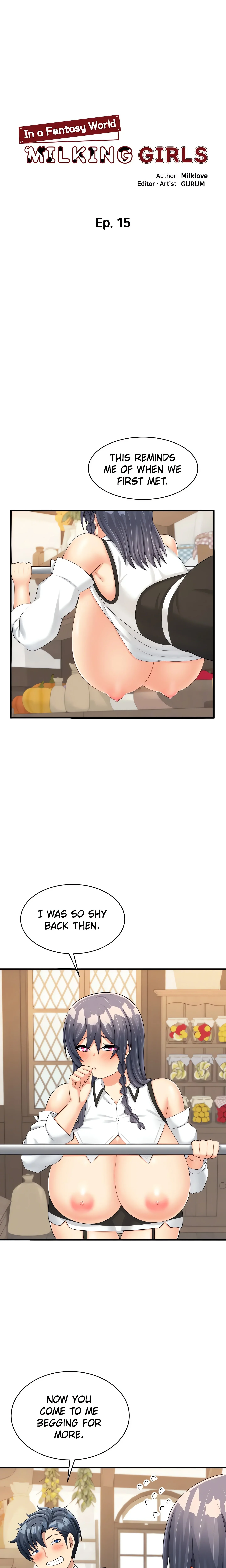 Milking Girls in a Fantasy World (Official) chapter 15 page 1