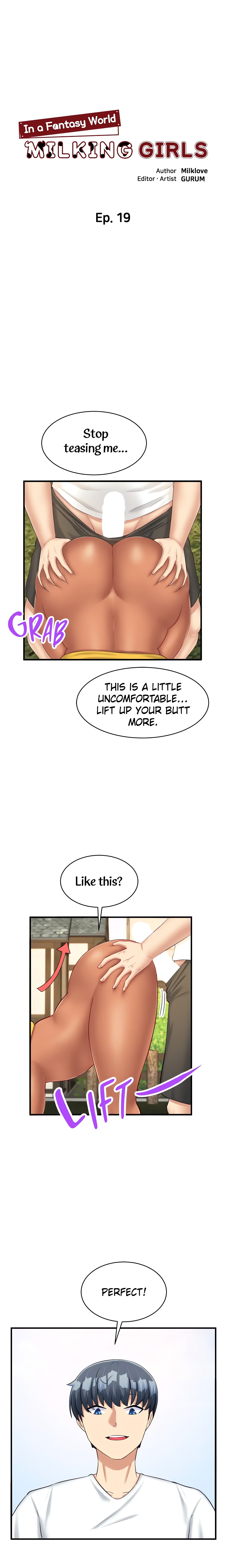 Milking Girls in a Fantasy World (Official) chapter 19 page 1