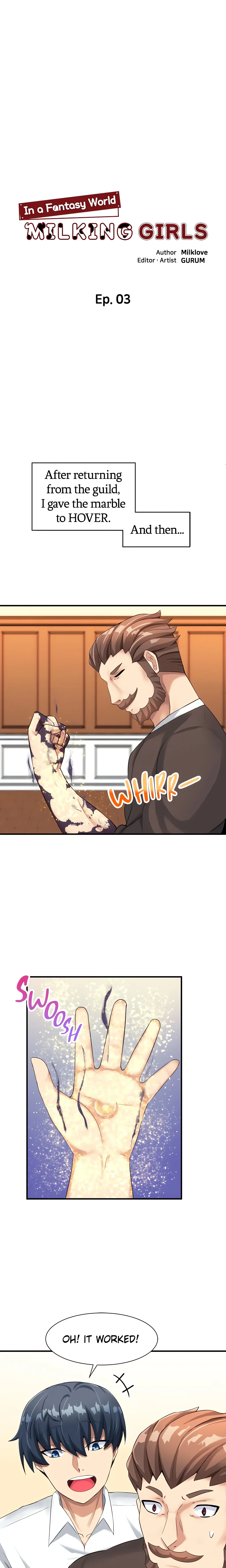 Milking Girls in a Fantasy World (Official) chapter 3 page 1