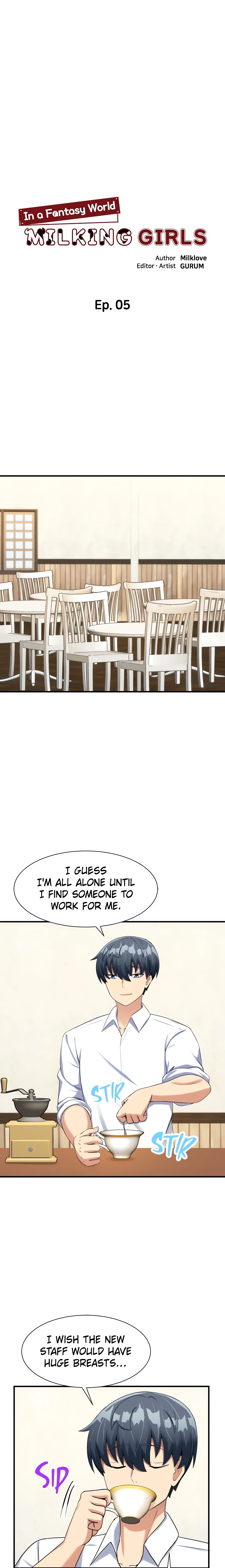 Milking Girls in a Fantasy World (Official) chapter 5 page 1
