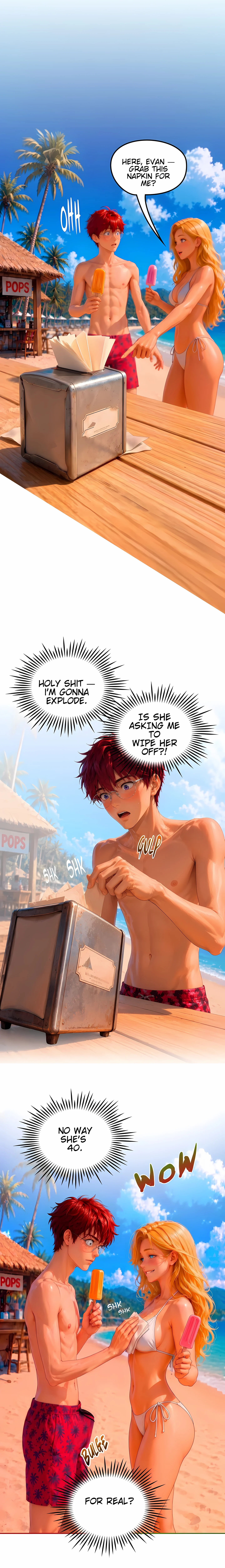 Mom's wild friend chapter 2 page 9