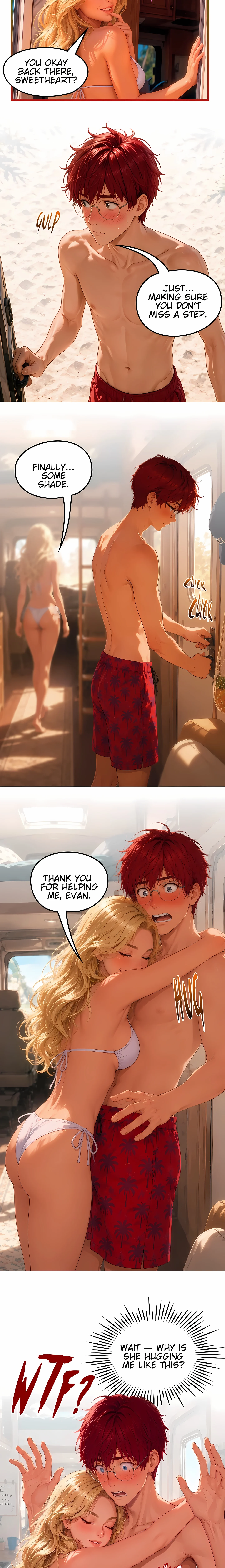 Mom's wild friend chapter 4 page 8