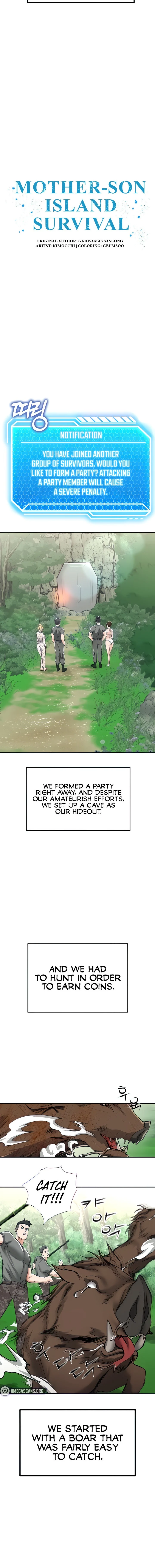 Mother-Son Island Survival chapter 3 page 6