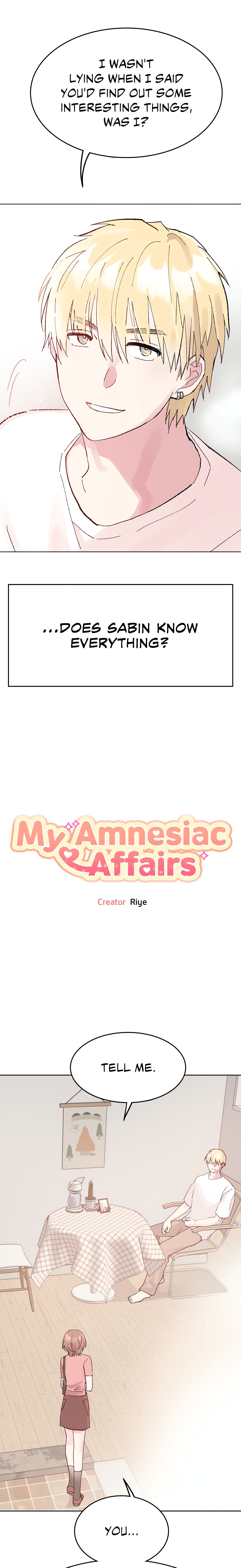 My Amnesiac Affairs chapter 3 page 1