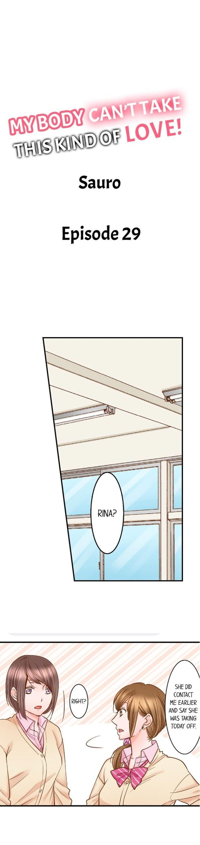 My Body Can’t Take This Kind of Love chapter 29 page 1