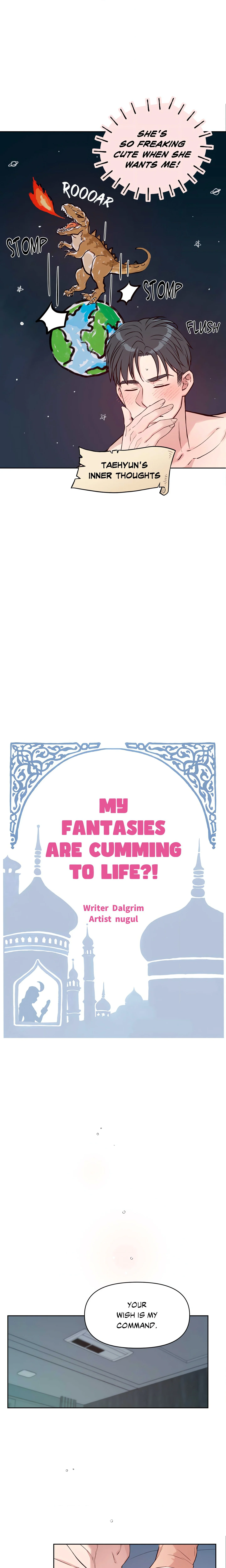 My Fantasies Are Cumming to Life?! (Official Uncensored) chapter 38 page 9