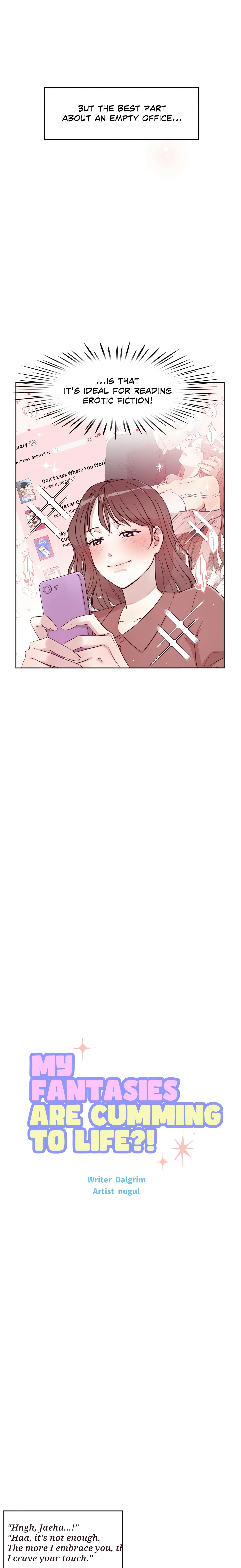 My Fantasies Are Cumming to Life?! (Official Uncensored) chapter 6 page 3