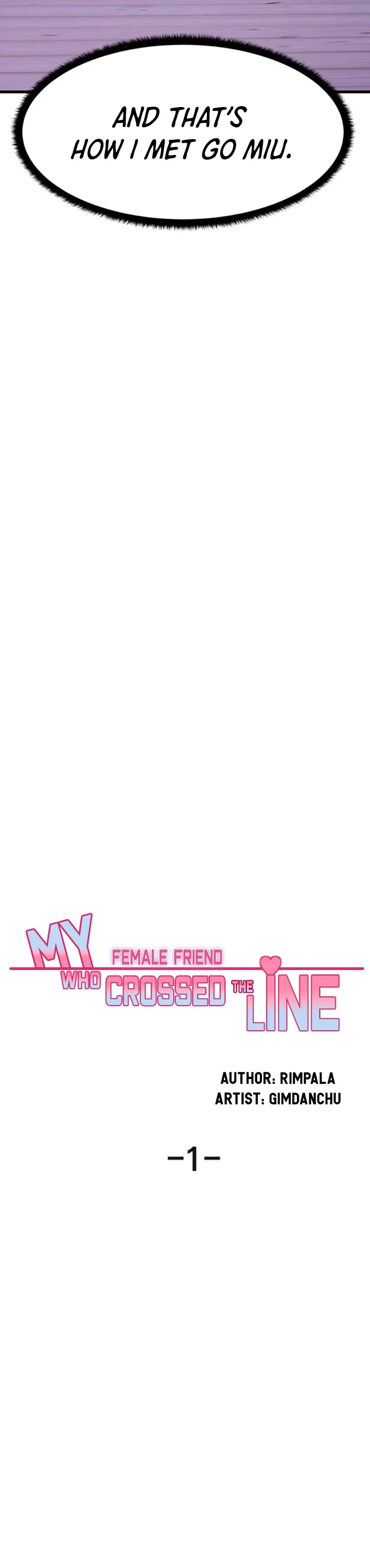 My Female Friend Who Crossed The Line chapter 1 page 25