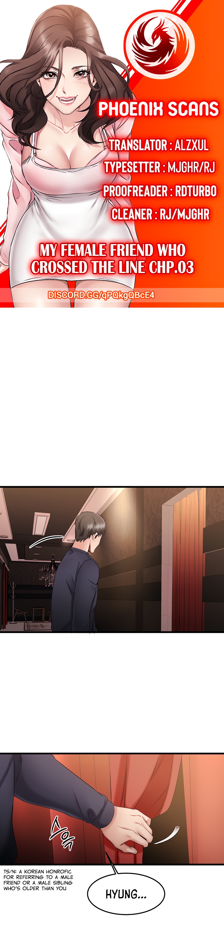 My Female Friend Who Crossed The Line chapter 3 page 1