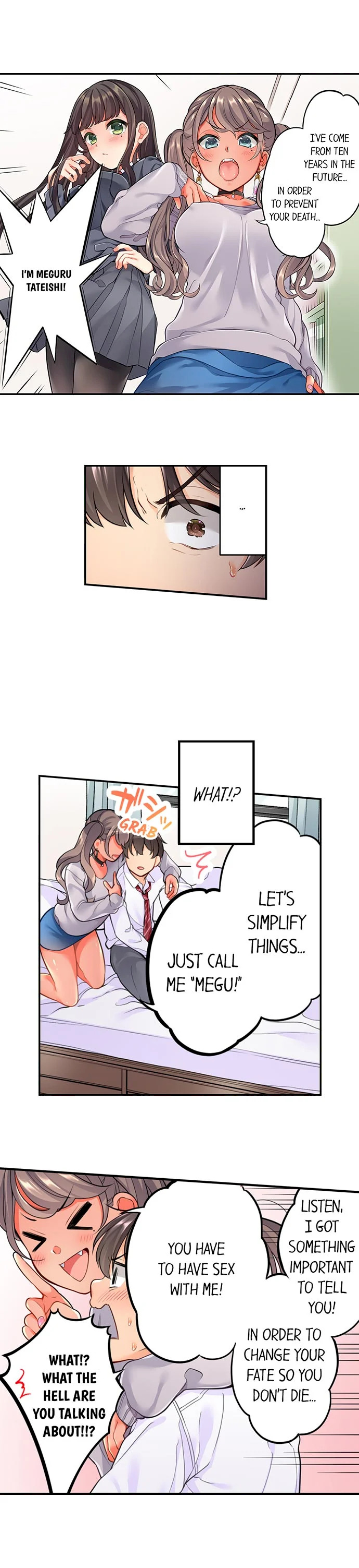 My Friend Came Back From the Future to Fuck Me chapter 1 page 6