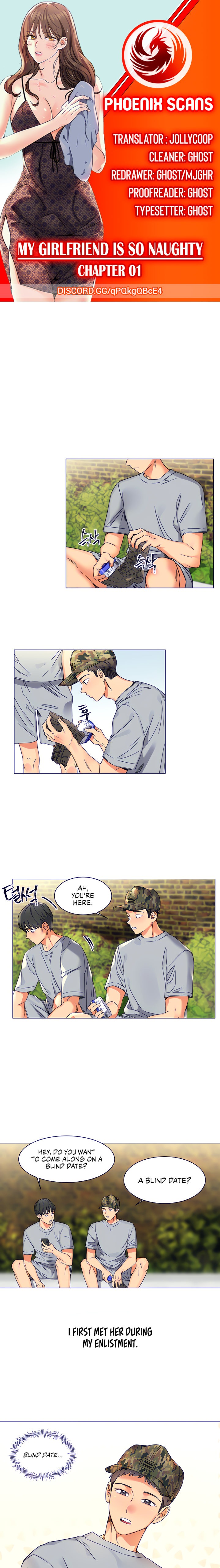 My girlfriend is so naughty chapter 1 page 1