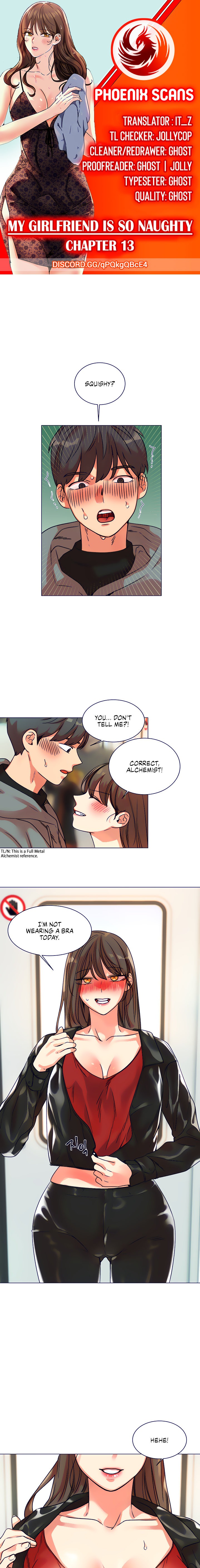 My girlfriend is so naughty chapter 13 page 1