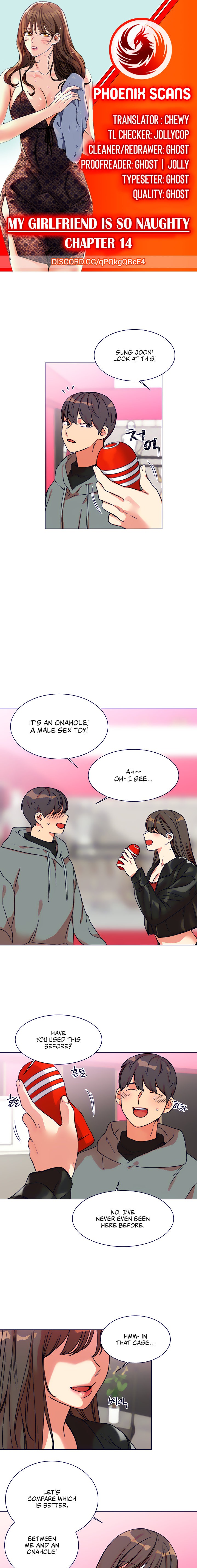 My girlfriend is so naughty chapter 14 page 1