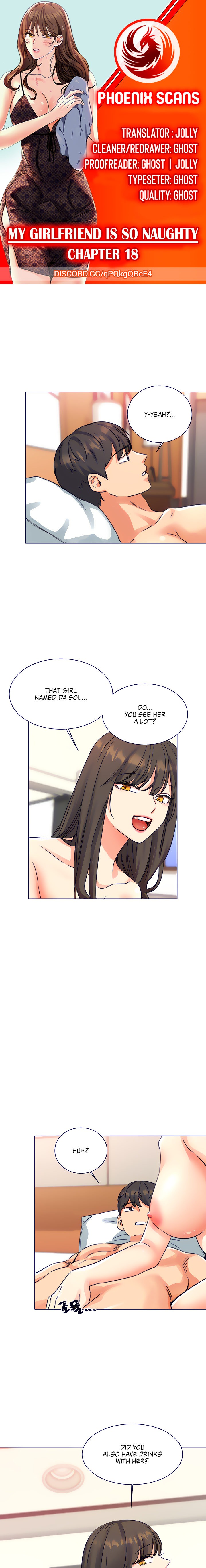 My girlfriend is so naughty chapter 18 page 1